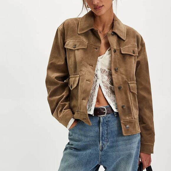 Free People We The Free Night Ranch Vegan Jacket XS - Picture 1 of 10